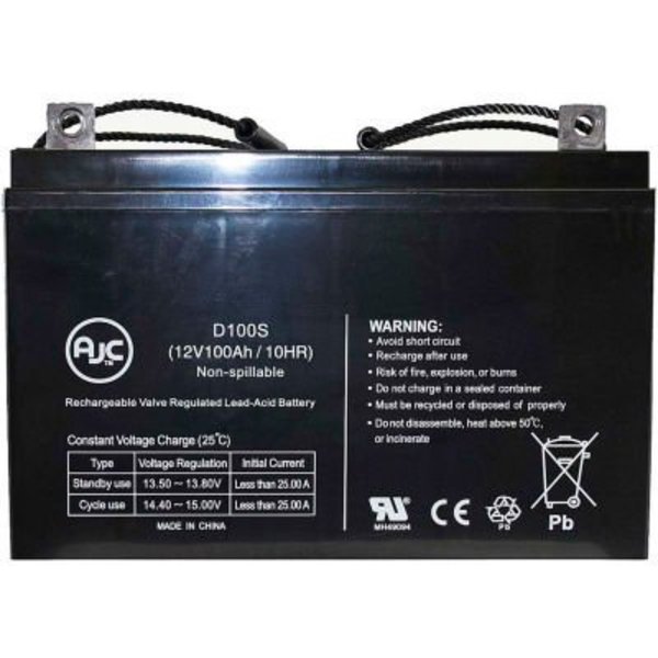 Battery Clerk UPS Battery, UPS, 12V DC, 100 Ah, Cabling, NB Terminal PARA SYSTEMS-CK3-20110X-240